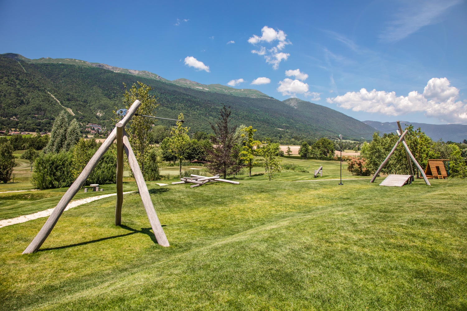 Jeux enfants au Jiva Hill, en pleine nature